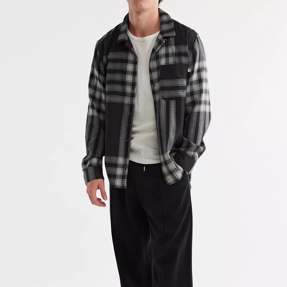SOLD‼️ URBAN OUTFITTERS + Standard Cloth Flannel Collar Shirt - Picture 2 of 5